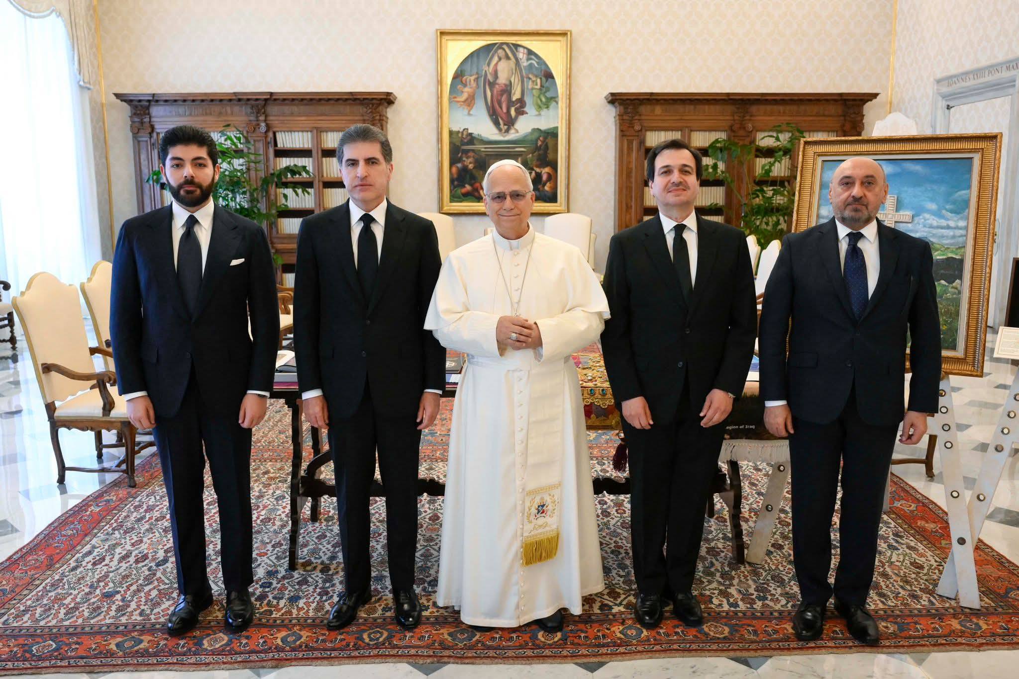 الفاتيكان يشيد بكوردستان.. ونيجيرفان بارزاني يدعو البابا لزيارة العراق