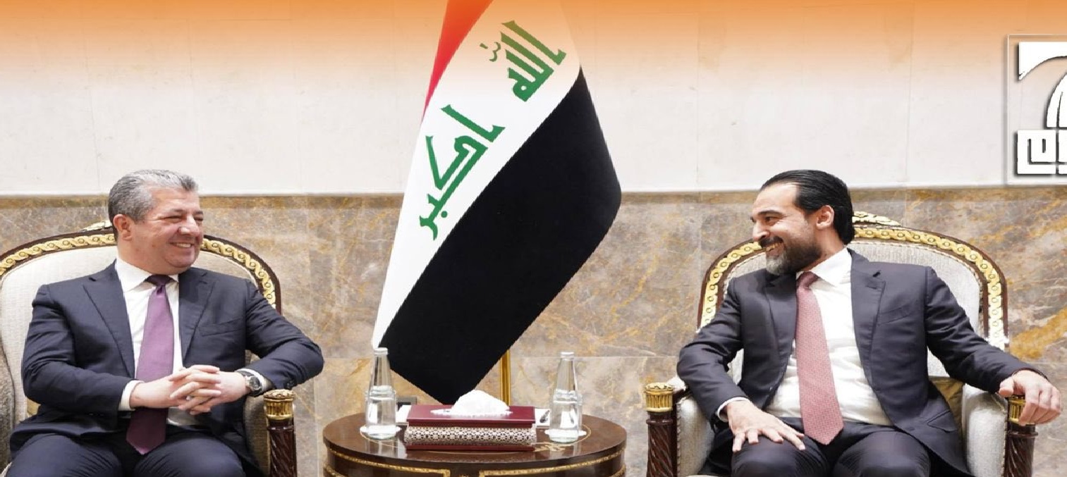لقاء يفتح صفحة تهدئة بعد أشهر من التصعيد 
الحلبوسي من بغداد: التعاون مع أربيل هو “الأصح”